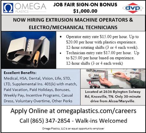 omega plastics jobs